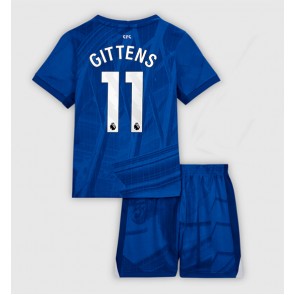 Chelsea Jamie Gittens #11 Domácí dres komplet pro Děti 2025-26 Krátkým Rukávem (+ Krátké kalhoty)