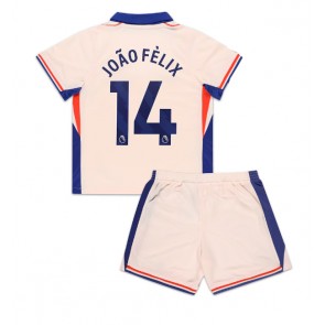 Chelsea Joao Felix #14 Venkovní dres komplet pro Děti 2024-25 Krátkým Rukávem (+ Krátké kalhoty)