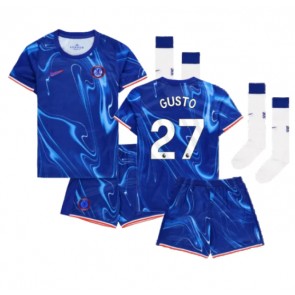 Chelsea Malo Gusto #27 Domácí dres komplet pro Děti 2024-25 Krátkým Rukávem (+ Krátké kalhoty)