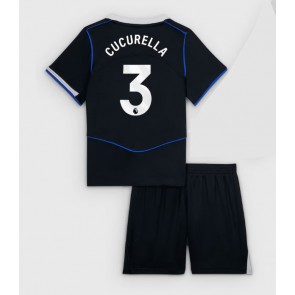 Chelsea Marc Cucurella #3 Alternativní dres komplet pro Děti 2025-26 Krátkým Rukávem (+ Krátké kalhoty)