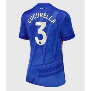 Chelsea Marc Cucurella #3 Domácí Dres pro Dámy 2025-26 Krátkým Rukávem