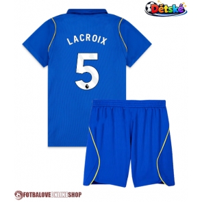 Chelsea Maxence Lacroix #5 Domácí dres komplet pro Děti 2026-27 Krátkým Rukávem (+ Krátké kalhoty)