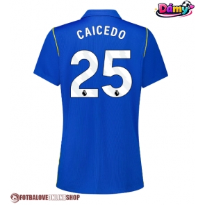 Chelsea Moises Caicedo #25 Domácí Dres pro Dámy 2026-27 Krátkým Rukávem