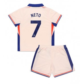 Chelsea Pedro Neto #7 Venkovní dres komplet pro Děti 2024-25 Krátkým Rukávem (+ Krátké kalhoty)