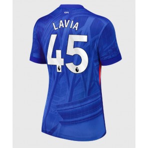 Chelsea Romeo Lavia #45 Domácí Dres pro Dámy 2025-26 Krátkým Rukávem