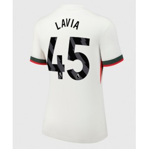Chelsea Romeo Lavia #45 Venkovní Dres pro Dámy 2025-26 Krátkým Rukávem Chelsea Romeo Lavia #45 Venkovní Dres pro Dámy 2025-26 Krátkým Rukávem