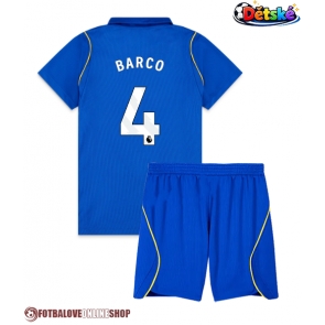 Chelsea Valentin Barco #4 Domácí dres komplet pro Děti 2026-27 Krátkým Rukávem (+ Krátké kalhoty)