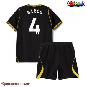 Chelsea Valentin Barco #4 Venkovní dres komplet pro Děti 2026-27 Krátkým Rukávem (+ Krátké kalhoty)