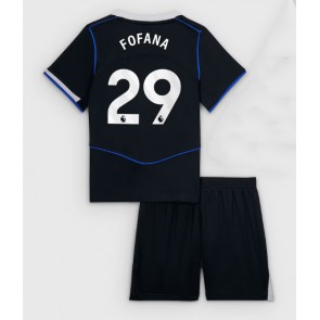 Chelsea Wesley Fofana #29 Alternativní dres komplet pro Děti 2025-26 Krátkým Rukávem (+ Krátké kalhoty)