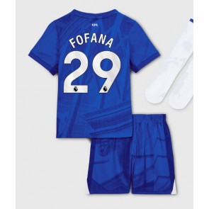 Chelsea Wesley Fofana #29 Domácí dres komplet pro Děti 2025-26 Krátkým Rukávem (+ Krátké kalhoty)