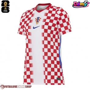 Chorvatsko Domácí Dres pro Dámy MS 2026 Krátkým Rukávem