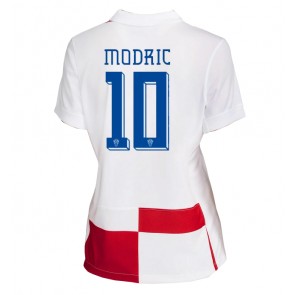 Chorvatsko Luka Modric #10 Domácí Dres pro Dámy ME 2024 Krátkým Rukávem