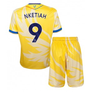 Crystal Palace Eddie Nketiah #9 Venkovní dres komplet pro Děti 2024-25 Krátkým Rukávem (+ Krátké kalhoty)