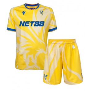 Crystal Palace Venkovní dres komplet pro Děti 2024-25 Krátkým Rukávem (+ Krátké kalhoty)