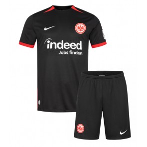 Eintracht Frankfurt Venkovní dres komplet pro Děti 2024-25 Krátkým Rukávem (+ Krátké kalhoty)