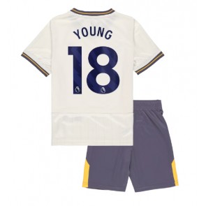 Everton Ashley Young #18 Alternativní dres komplet pro Děti 2024-25 Krátkým Rukávem (+ Krátké kalhoty)