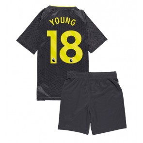 Everton Ashley Young #18 Venkovní dres komplet pro Děti 2024-25 Krátkým Rukávem (+ Krátké kalhoty)