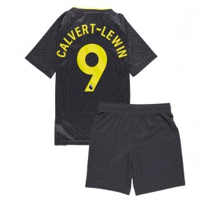 Everton Dominic Calvert-Lewin #9 Venkovní dres komplet pro Děti 2024-25 Krátkým Rukávem (+ Krátké kalhoty)