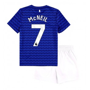 Everton Dwight McNeil #7 Domácí dres komplet pro Děti 2025-26 Krátkým Rukávem (+ Krátké kalhoty)