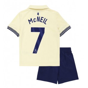 Everton Dwight McNeil #7 Venkovní dres komplet pro Děti 2025-26 Krátkým Rukávem (+ Krátké kalhoty)