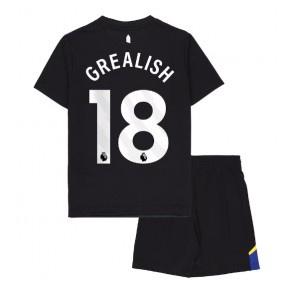 Everton Jack Grealish #18 Alternativní dres komplet pro Děti 2025-26 Krátkým Rukávem (+ Krátké kalhoty)