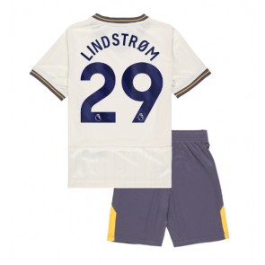 Everton Jesper Lindstrom #29 Alternativní dres komplet pro Děti 2024-25 Krátkým Rukávem (+ Krátké kalhoty)