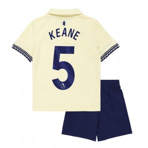 Everton Michael Keane #5 Venkovní dres komplet pro Děti 2025-26 Krátkým Rukávem (+ Krátké kalhoty)