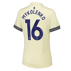 Everton Vitaliy Mykolenko #16 Venkovní Dres pro Dámy 2025-26 Krátkým Rukávem