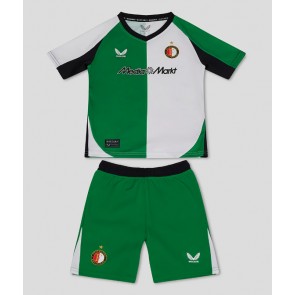 Feyenoord Alternativní dres komplet pro Děti 2024-25 Krátkým Rukávem (+ Krátké kalhoty)