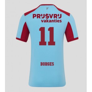 Feyenoord Goncalo Borges #11 Alternativní Dres 2025-26 Krátkým Rukávem Feyenoord Goncalo Borges #11 Alternativní Dres 2025-26 Krátkým Rukávem