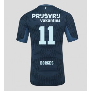 Feyenoord Goncalo Borges #11 Venkovní Dres 2025-26 Krátkým Rukávem Feyenoord Goncalo Borges #11 Venkovní Dres 2025-26 Krátkým Rukávem