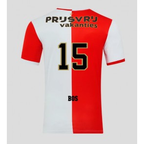 Feyenoord Jordan Bos #15 Domácí Dres 2025-26 Krátkým Rukávem Feyenoord Jordan Bos #15 Domácí Dres 2025-26 Krátkým Rukávem