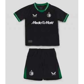 Feyenoord Venkovní dres komplet pro Děti 2024-25 Krátkým Rukávem (+ Krátké kalhoty)