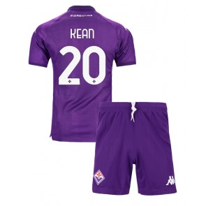 Fiorentina Moise Kean #20 Domácí dres komplet pro Děti 2024-25 Krátkým Rukávem (+ Krátké kalhoty)