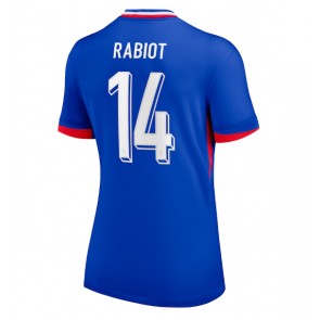 Francie Adrien Rabiot #14 Domácí Dres pro Dámy ME 2024 Krátkým Rukávem