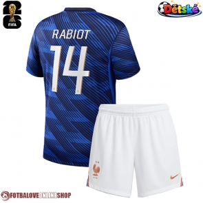 Francie Adrien Rabiot #14 Domácí dres komplet pro Děti MS 2026 Krátkým Rukávem (+ Krátké kalhoty)