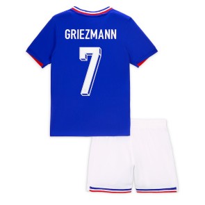 Francie Antoine Griezmann #7 Domácí dres komplet pro Děti ME 2024 Krátkým Rukávem (+ Krátké kalhoty)