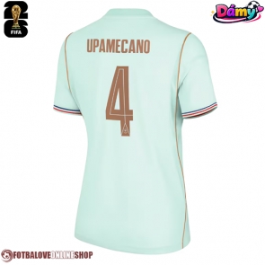 Francie Dayot Upamecano #4 Venkovní Dres pro Dámy MS 2026 Krátkým Rukávem