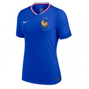 Francie Domácí Dres pro Dámy ME 2024 Krátkým Rukávem