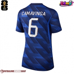 Francie Eduardo Camavinga #6 Domácí Dres pro Dámy MS 2026 Krátkým Rukávem