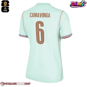 Francie Eduardo Camavinga #6 Venkovní Dres pro Dámy MS 2026 Krátkým Rukávem