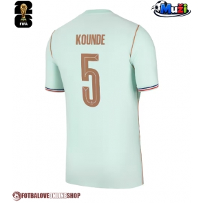 Francie Jules Kounde #5 Venkovní Dres MS 2026 Krátkým Rukávem