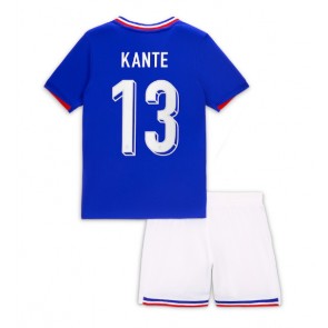 Francie Kante #13 Domácí dres komplet pro Děti ME 2024 Krátkým Rukávem (+ Krátké kalhoty)