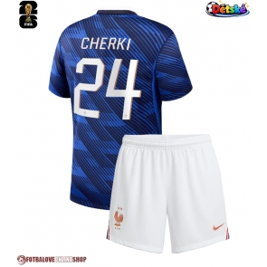 Francie Rayan Cherki #24 Domácí dres komplet pro Děti MS 2026 Krátkým Rukávem (+ Krátké kalhoty)