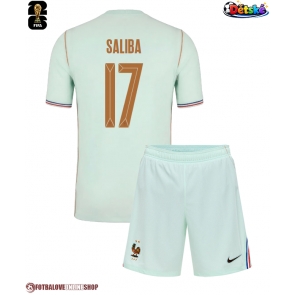 Francie William Saliba #17 Venkovní dres komplet pro Děti MS 2026 Krátkým Rukávem (+ Krátké kalhoty)