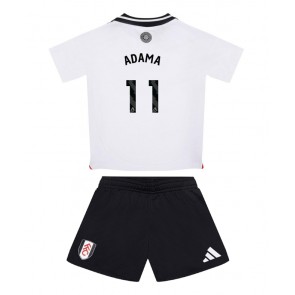 Fulham Adama Traore #11 Domácí dres komplet pro Děti 2024-25 Krátkým Rukávem (+ Krátké kalhoty)
