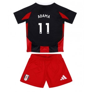 Fulham Adama Traore #11 Venkovní dres komplet pro Děti 2024-25 Krátkým Rukávem (+ Krátké kalhoty)