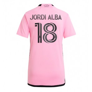 Inter Miami Jordi Alba #18 Domácí Dres pro Dámy 2024-25 Krátkým Rukávem