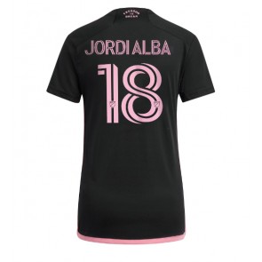 Inter Miami Jordi Alba #18 Venkovní Dres pro Dámy 2024-25 Krátkým Rukávem