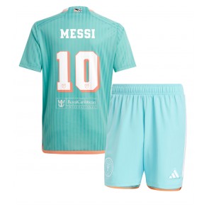 Inter Miami Lionel Messi #10 Alternativní dres komplet pro Děti 2024-25 Krátkým Rukávem (+ Krátké kalhoty)